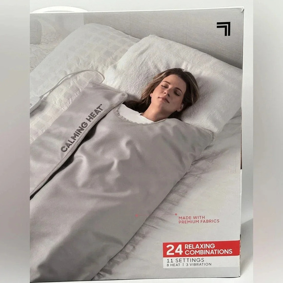 Sharper Image Calming Heat Sauna Wrap, 8 Heat Levels, 3 Massaging Vibrations - Picture 3 of 8